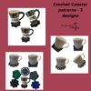 Flower Hexagon crochet coaster PDF pattern, Easy crochet PDF for Beginner, - Image 2