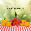 Pumpkin 3D centrepiece macrame pattern, with bunting
