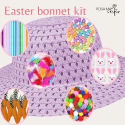 Make your own Easter bunny bonnet, Craft kit for kids