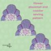Floral Placemat and Coaster sewing pattern, Spring time decorations - Image 2