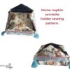 Home Muffin fabric basket sewing PDF, Napkin holder - Image 2