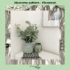 Macrame Boho Rustic Place mat & runner pattern