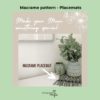 Macrame Boho Rustic Place mat & runner pattern - Image 2