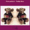 Teddy Bear, Memory Bear Free Pattern, Baby shower gift
