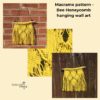 Honeycomb Macrame Wall hanging pattern, Wedding decor - Image 3