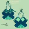 Frog crochet bag pattern, Granny square crochet bag lover fun gift