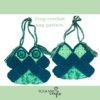 Frog crochet bag pattern, Granny square crochet bag lover fun gift - Image 2