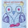 Owl Embroidery applique thread art easy design, Woodland nursery decor - Image 6