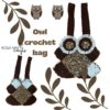 Owl easy crochet bag pattern, Woodland lover gift - Image 3