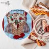 Owl Embroidery applique thread art easy design, Woodland nursery decor - Image 2