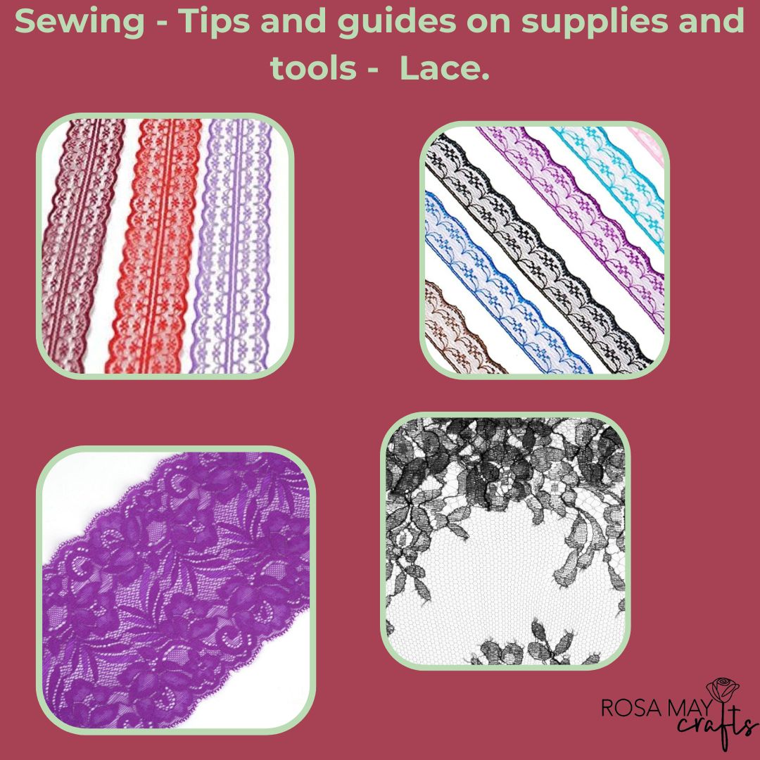 Part Lace Examples Lace - a helpful guide - Rosa May Crafts